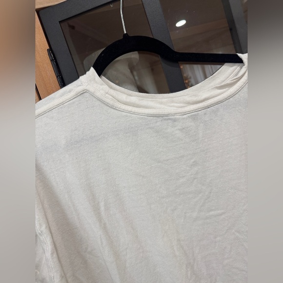 Free People my side tee tunic long line ribbed slouchy crewneck asymmetrical - Picture 12 of 16